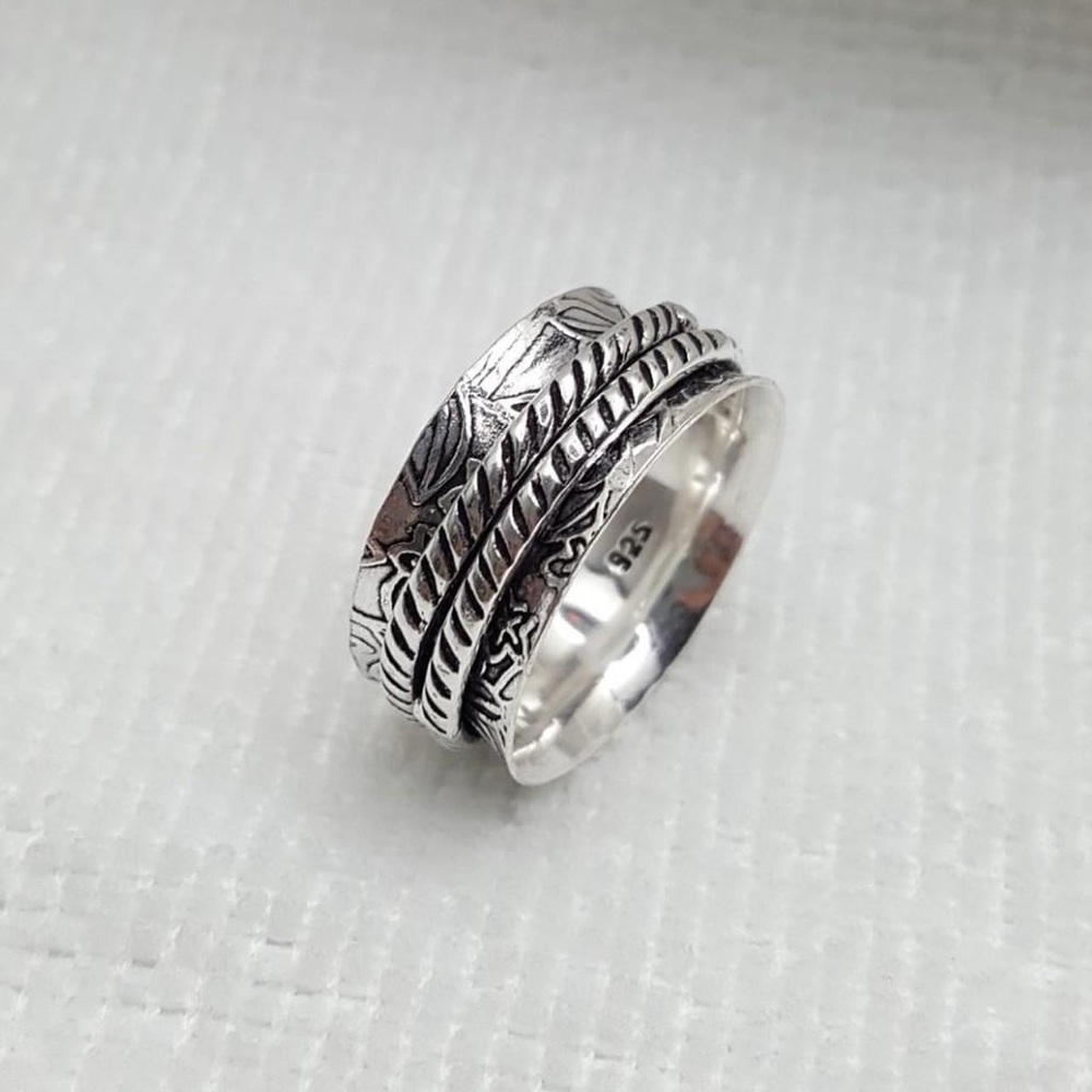 925 Silver Spinner Band Ring